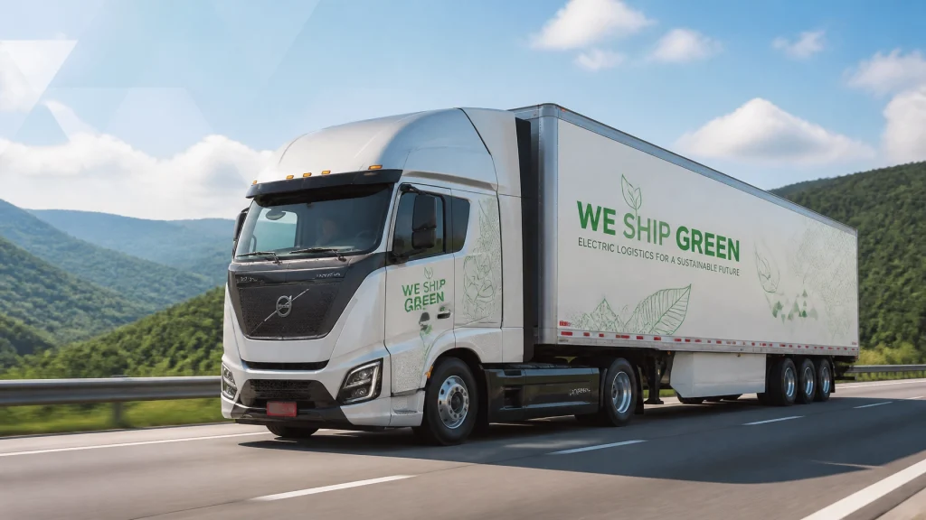 Sustainable Cruising: Uniting Electric Trucks, Solar Charging, and Fleet Advertising for a Greener Ecosystem